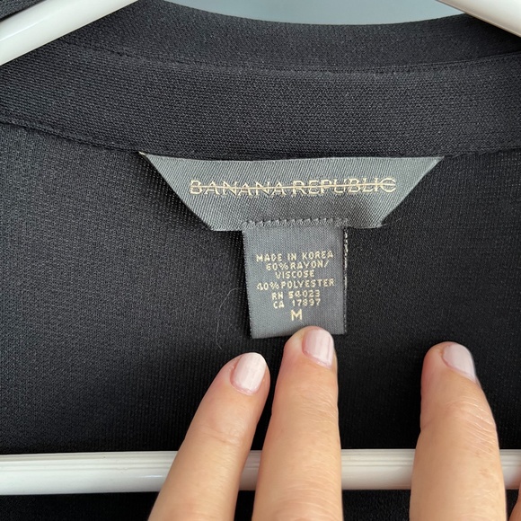 Banana Republic Black Wrap Dress - Picture 6 of 10